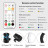 Набір блогера Puluz Ring USB LED lamp PKT3082B 10&quot; + table stand (PKT3082B)