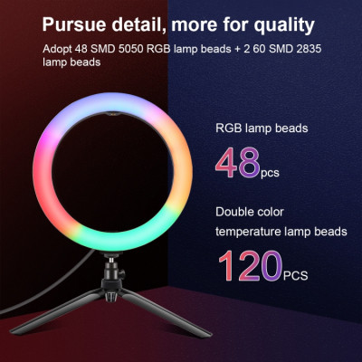Набір блогера Puluz Ring USB LED lamp PKT3082B 10&quot; + table stand (PKT3082B)