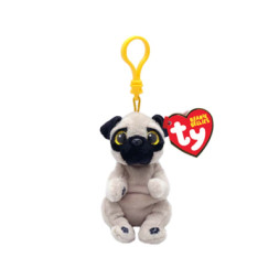 М'яка іграшка Ty брелок Beanie Bellies Мопс Izzy 12 см (43104)