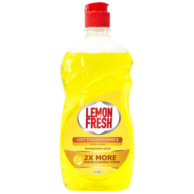 Засіб для ручного миття посуду Lemon Fresh Сицилійський лимон 500 мл (4820167000219)