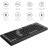Клавіатура OfficePro SK985B Wireless/Bluetooth Black (SK985B)