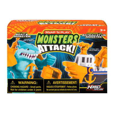 Ігровий набір Road Rippers Snap&#039;n Play Boat and monster (20305)