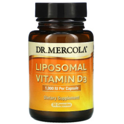 Вітамінно-мінеральний комплекс Dr. Mercola Вітамін D3 ліпосомальний, 1000 МО, Liposomal Vitamin D3, 30 (MCL01732)