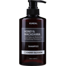 Шампунь Kundal Honey &amp; Macadamia Nature Shampoo Cherry Blossom 500 мл (8809568740449)