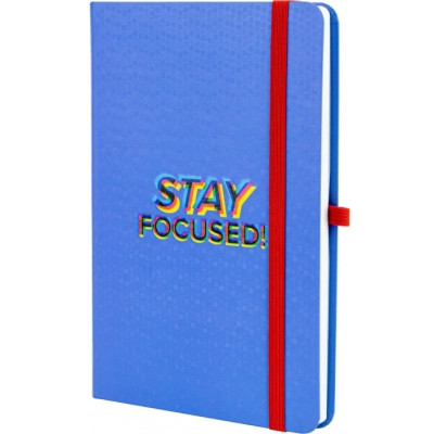 Книга записна Optima Stay Focused А5 128 аркушів лінія фіолетовий (O20812-38)