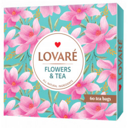 Чай Lovare Flowers &amp; Tea 12 видів по 5 шт (lv.16171)