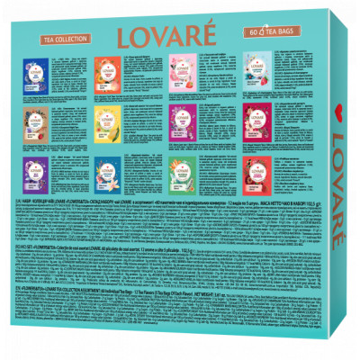 Чай Lovare Flowers &amp; Tea 12 видів по 5 шт (lv.16171)