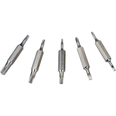 Набір викруток Black&amp;Decker з бітами PH000/SL1.5,PH00/SL2.0,PH0/SL2.5,T7,T15,T6, 7шт, АВС пластик (A7197)