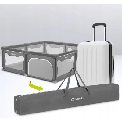 Дитячий манеж Lionelo Willow XL Grey Concrete (LO-WILLOW XL GREY CONCRETE)