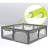 Дитячий манеж Lionelo Willow XL Grey Concrete (LO-WILLOW XL GREY CONCRETE)