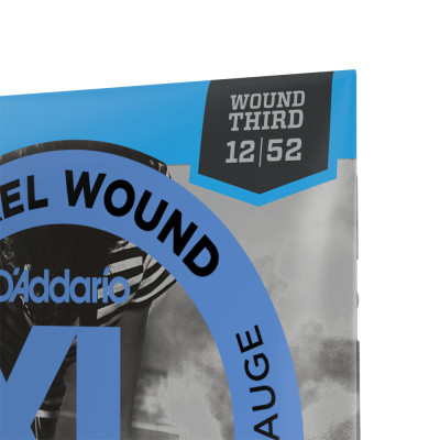 Струни для гітари D&#039;Addario XL Nickel Wound Jazz Light (12-52) (EJ21)
