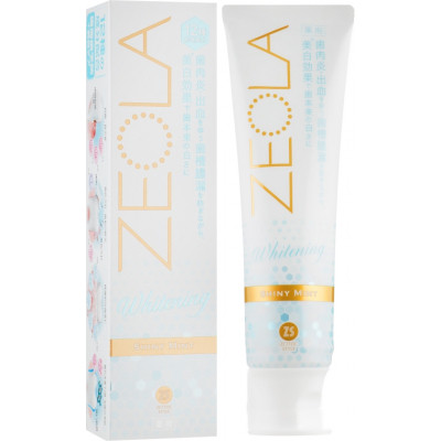 Зубна паста Zettoc Zeola White Shiny Mint Сяюча м&#039;ята 95 г (4582118954360)
