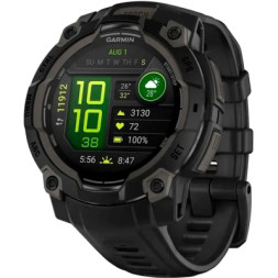 Смарт-годинник Garmin Instinct 3, 45mm, AMOLED, Black Bezel with Black Band, GPS смарт-годинник (010-02936-00)