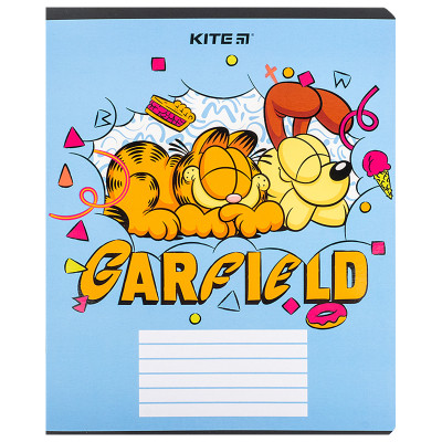 Зошит Kite Garfield, 18 аркушів, клітинка (GF24-236)