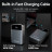 Батарея універсальна Vention 20000mAh 65W 3A PD, QC/3.0, USB-A, Type-C OUT, with Built-in USB-C Cable, LED Display (FHYB0)