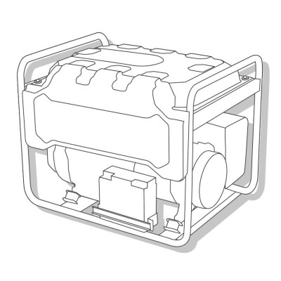Генератор Enersol дизельний, 1-ф, 13.0 kW, двигун HR998F, 3000 об/хв, вага 280 кг (SKDS-13EBA)