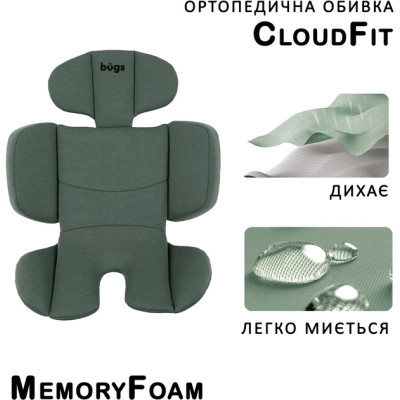 Автокрісло Bugs Aera 360 i-Size, ISOFIX, (036 кг) - Forest Pine (4823056520010)