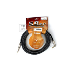Інструментальний кабель Klotz 59 Vintage Pro Guitar Cable Angled 6 m (228235)