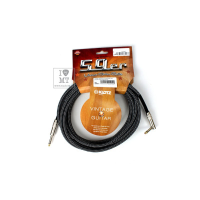 Інструментальний кабель Klotz 59 Vintage Pro Guitar Cable Angled 6 m (228235)