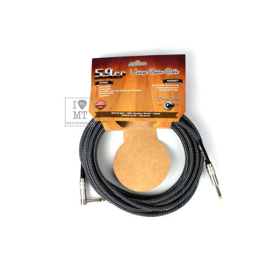 Інструментальний кабель Klotz 59 Vintage Pro Guitar Cable Angled 6 m (228235)