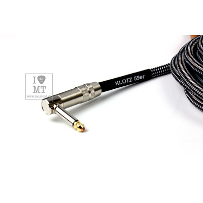 Інструментальний кабель Klotz 59 Vintage Pro Guitar Cable Angled 6 m (228235)