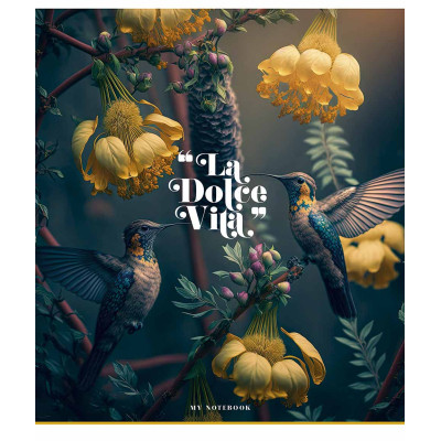 Зошит Школярик La dolce vita 96 аркушів лінія (096-3270L)