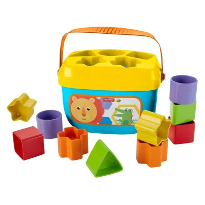 Розвиваюча іграшка Fisher-Price Відерце з кубиками Яскраве (FFC84)