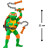 Фігурка TMNT серії Черепашки-Ніндзя Мovie III – Мікеланджело (83283)