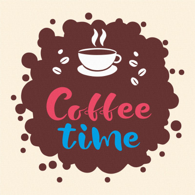 Картина по номерам Rosa Coffee Time, 20 х 20 см (4823098540700)