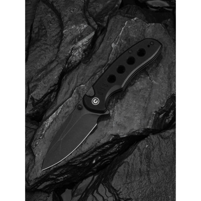 Ніж Civivi Triptych, Darkwash, чорний G10 (C23085B-1)