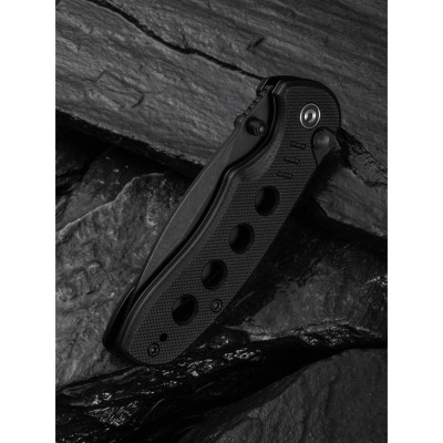 Ніж Civivi Triptych, Darkwash, чорний G10 (C23085B-1)