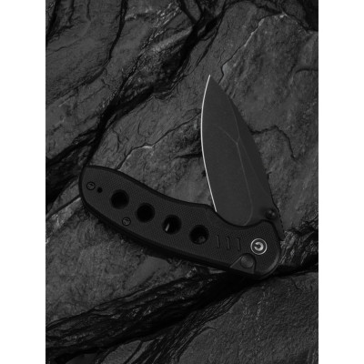 Ніж Civivi Triptych, Darkwash, чорний G10 (C23085B-1)