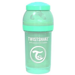 Пляшечка для годування Twistshake антиколькова 180 мл, мятна (69858)