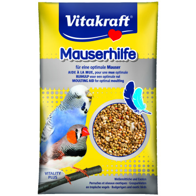 Витамины для птиц Vitakraft Mauserhilfe для волнистых и экзотических попугаев 20 г (во время линьки) (4008239213112)
