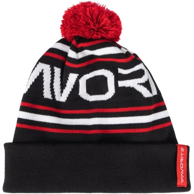 Шапка Favorite Pompon Hat 56 Black White Logo (1693.08.85)