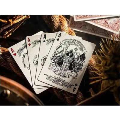 Гральні карти Ellusionist Pioneers Marked (red) (PC_ELPMR)