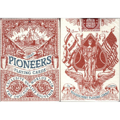 Гральні карти Ellusionist Pioneers Marked (red) (PC_ELPMR)
