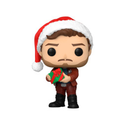 Фігурка для геймерів Funko Pop серії Вартові галактики: Holiday Special – Зоряний лорд (64333)