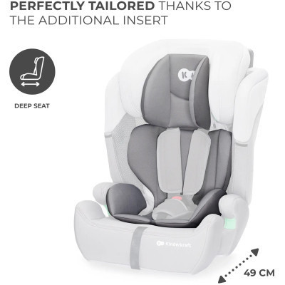 Автокрісло Kinderkraft Comfort Up i-Size Grey (KCCOUP02GRY0000) (5902533923137)