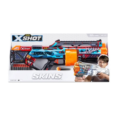 Іграшкова зброя Zuru X-Shot Швидкострільний бластер Skins Last Stand Faze (16 патронів) (36518H)