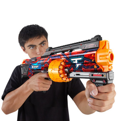 Іграшкова зброя Zuru X-Shot Швидкострільний бластер Skins Last Stand Faze (16 патронів) (36518H)