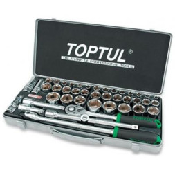 Набір інструментів Toptul комбінований 1/2&quot; 43од. (дюйм+метр.) (GCAD4303)