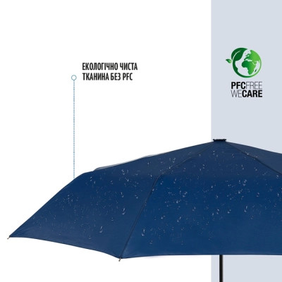 Парасоля Perletti Ombrelli promozionali складана автоматична, темно-синя (96007-02)