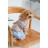 Дощовик для тварин Pet Fashion Tina М бежевий/блакитний (4823082435173)