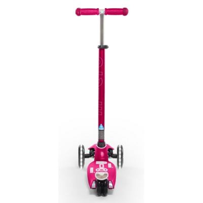 Самокат Micro Maxi Deluxe Pink LED (MMD077)
