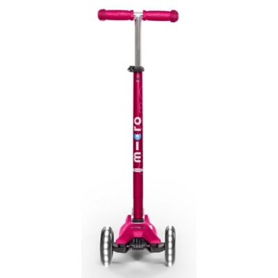 Самокат Micro Maxi Deluxe Pink LED (MMD077)