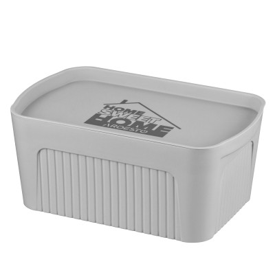 Контейнер для зберігання Ardesto З кришкою Сірий 6 л (ARHC2506G)