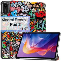 Чохол до планшета BeCover Smart Xiaomi Redmi Pad 2 11.0&quot; Graffiti (713648)