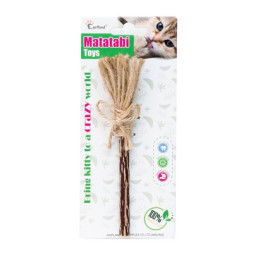 Іграшка для котів Eastland Мітла з мататабі 16 см (6970115703117)