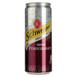 Напій Schweppes Pomegranate Безалкогольний сильногазований 330 мл (5449000030856)